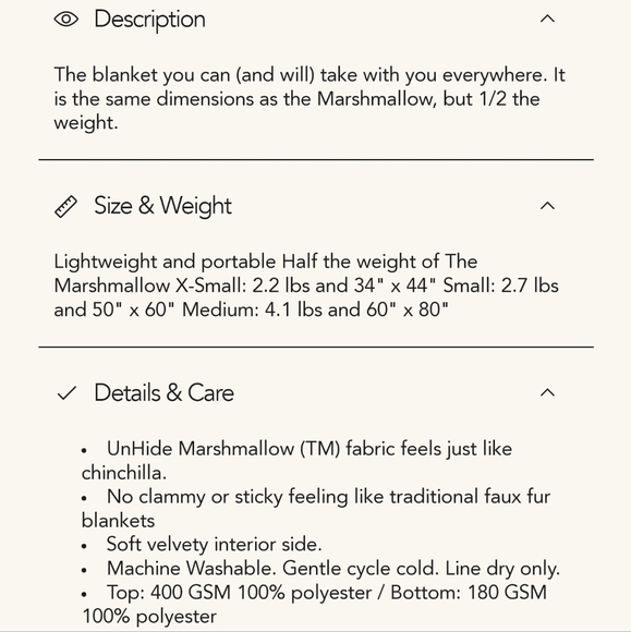 Unhide blanket - Picture 5 of 5